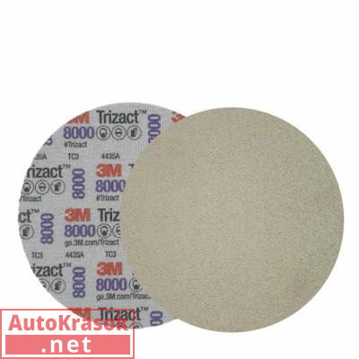 Круг абразивный, полировальный Trizact, 150 мм, P8000, 30806, 3M