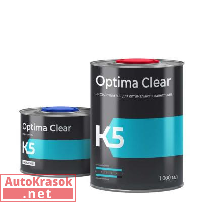 Лак акрил-уретановый Optima Clear MS (комплект), 1+0,5л, 400.01500, K5