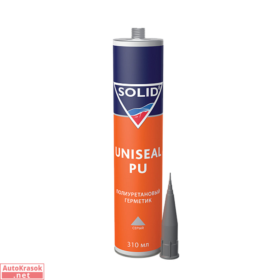 Полиуретановый герметик UNISEAL PU, серый 0,31 л, 371.0313.1, SOLID