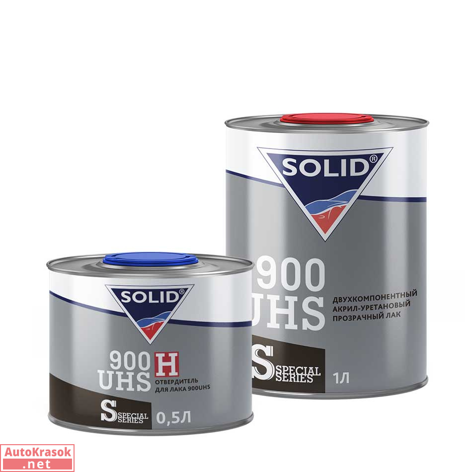 Лак акрил-уретановый SOLID 900 UHS, 1+0,5 л (комплект), SOLID