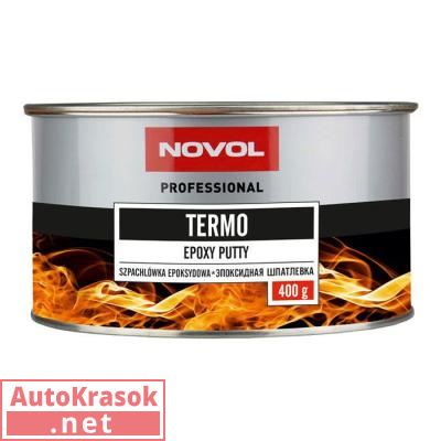 Шпатлевка термостойкая эпоксидная, TERMO Новол, 0,4 кг, 31521, Novol