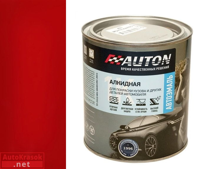 110 Рубин, автоэмаль алкидная 1К, 0.8 л, AUTON