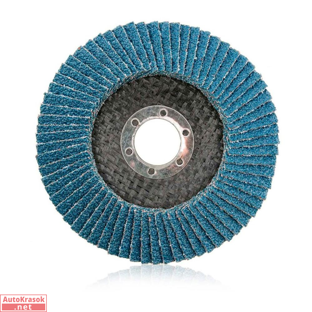 Торцевой лепестковый круг КЛТ 915 Zr, диаметр 125 мм, Р40, 9150125040, SMIRDEX