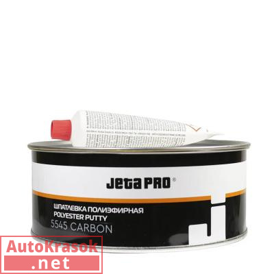 Шпатлевка с углеволокном CARBON 5545, черная, 1 кг, 5545/1, Jeta Pro