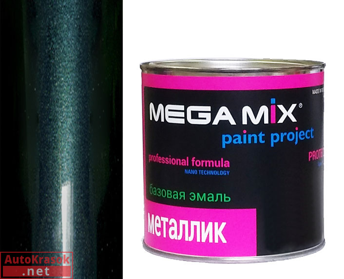 385 Изумруд (DX) эмаль металлик, 880 мл, MegaMix