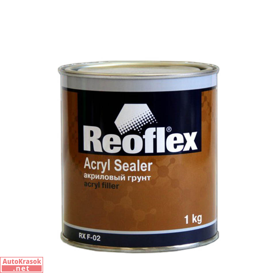 Грунт акриловый Acryl Sealer 1K, белый 1 кг, REOFLEX Грунт акриловый Acryl Sealer 1K, белый 1 кг, REOFLEX