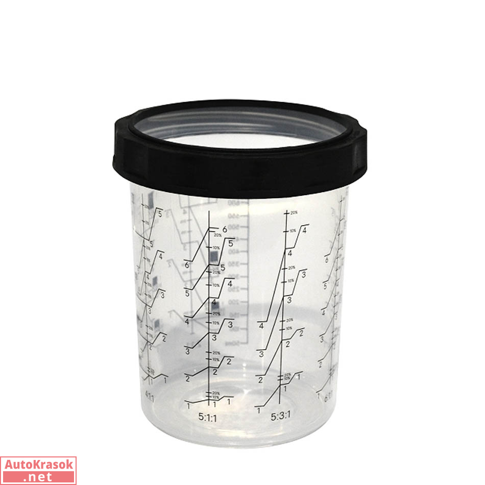 Мерная емкость для систем приготовления красок IQ IPS/SPS (850 мл), 1.4122.0850, NO BRAND