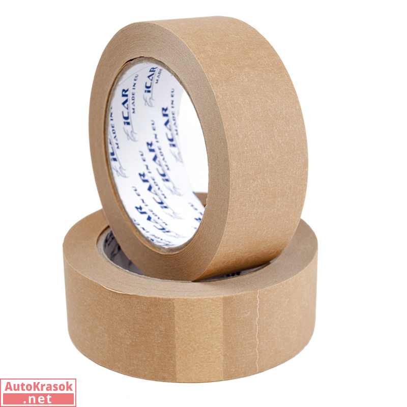 Малярная бумажная лента, коричневая 80C 38мм*40м, IC-MT-38MM-40M-BR, ICAR