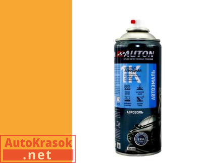 Краска 1025 оранжевая, алкидная автоэмаль аэрозоль. 520 мл, ATN-A46104 AUTON