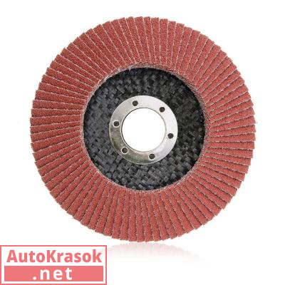 Зачистной круг лепестковый 919 Ceramic, D=125 мм, P40, для УШМ, 9190125040, SMIRDEX