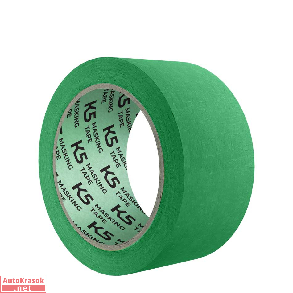 Маскирующая скотч-лента (до 110°C), зеленая, 50 мм x 40 м, 09ЗЛ050, K5