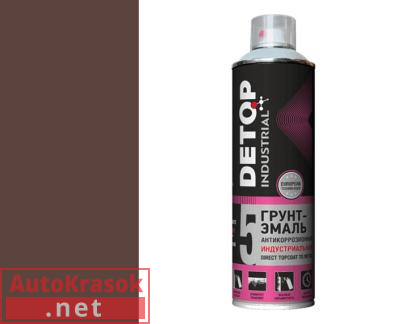 Грунт-эмаль антикоррозийная индустриальная №5, Direct Topcoat to metal, RAL 7016, Антрацитно-серый, , DTI-A07737 DETOP
