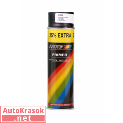 Грунт акриловый стандартный, цвет черный, спрей, 500 мл 04052IG, Motip
