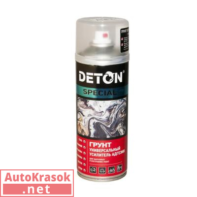 Грунт-усилитель адгезии, универсальный, прозрачный (аэрозоль), 520 мл DTN-A07346, DETON