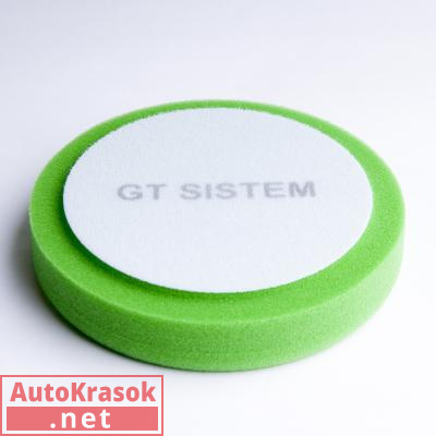 Полировальный поролоновый круг 150*30 мм, среднежесткий, зеленый, GTS.150.30.MH.PR.GRN.B, ISISTEM