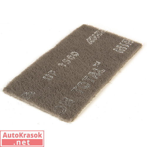 Скотч брайт MIRLON TOTAL губка 115x230мм UF 1500 (темно-серый), 8111202594, Mirka