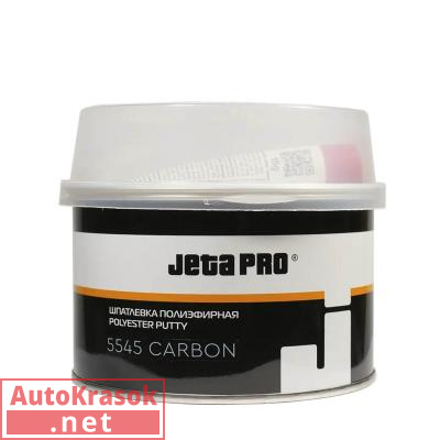 Шпатлевка с углеволокном CARBON 5545, черная, 0,5 кг, 5545/0,5, Jeta Pro