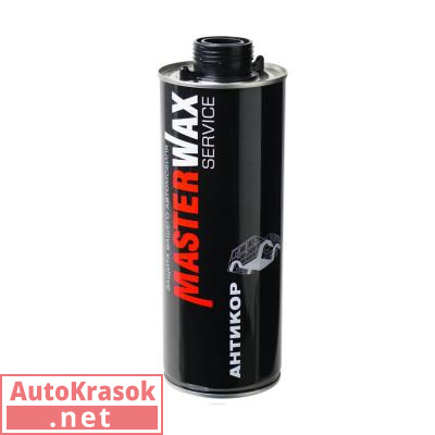 Антикор MW SERVICE BPM 482, черный, евробаллон, 1 л, MW011001, MasterWax