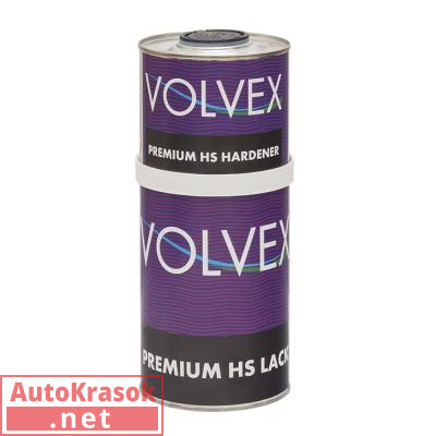 Лак акриловый Premium HS Lack, 1+0,5л, (комплект), 34459441, VOLVEX