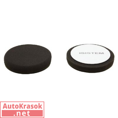 Полировальный круг из поролонa D 150 mm T 25 mm мягкий черный ISISTEM Norma Black, IS-PW-150-25-S-N-Black, ISISTEM
