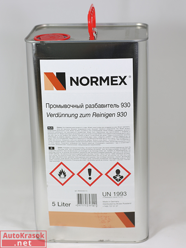 Разбавитель промывочный 930 5л, 99332450174, Normex