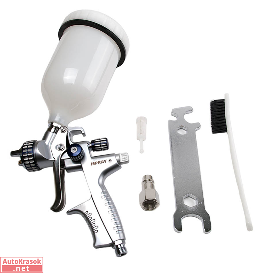 Краскопульт ISPRAY ST 31 с верхним бачком 600 мл, дюза 2,2 мм, IS-ST-31-2.2MM, ISISTEM