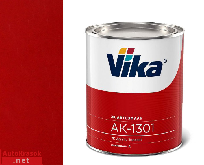 1015 красная, акриловая эмаль АК1301, 0,85 кг, , VIKA