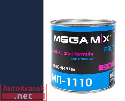 Краска 304 наутилус, МЛ-1110 автоэмаль,  0,80 кг,  MegaMix