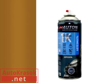 Краска 208 охра, алкидная автоэмаль аэрозоль. 520 мл, ATN-A46126 AUTON