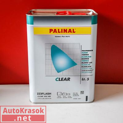 Прозрачный лак 233 FLASH UHS, 5 л, 223FLASH5, PALINAL