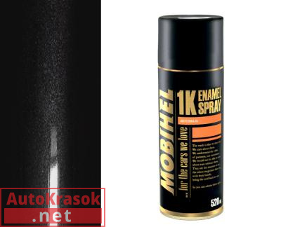 Краска 600 черная UNI, аэрозоль металлик, 520 мл, 47898502А MOBIHEL