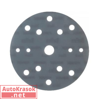Круг шлифовальный Super Buflex Dry Black 152 мм K3000 15 отверстий на липучке, 1931564, Kovax