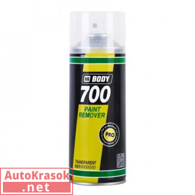Paint remover Спрей-Смывка краски 700, 0,4 л, 5210000000, Body HB