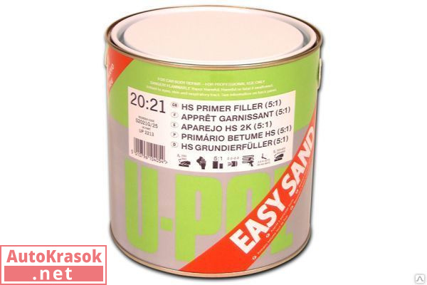 S2021 UHS Грунт наполнитель 5:1 серый 1л., S2021G/1, U-POL