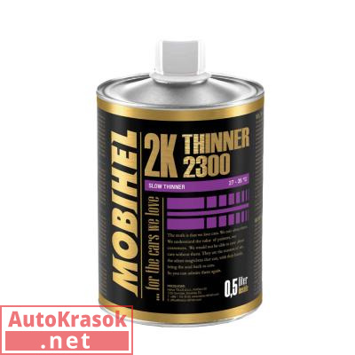 Разбавитель медленный 2300, Мобихел (27–35°C), 0,5л, 41672351, MOBIHEL