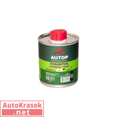 Разбавитель акриловый стандартный Thinner Standard 50/51, 0,25 л, ATP-TR50/51-02, Autop