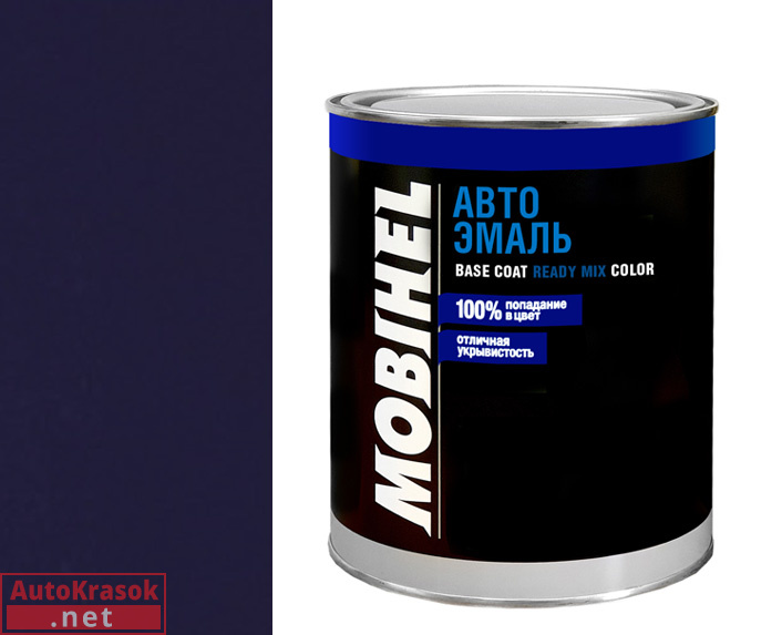 447 синяя ночь, 1К автоэмаль алкидная, 1 л, MOBIHEL