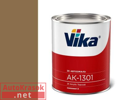 Краска 509 темно-бежевая, акриловая эмаль АК1301, 0,85 кг,  VIKA