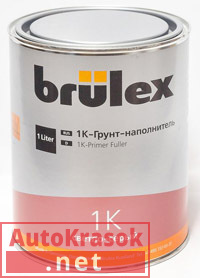 Грунт-наполнитель 1K Brulex (светло-серый), 1л 924112126, BRULEX