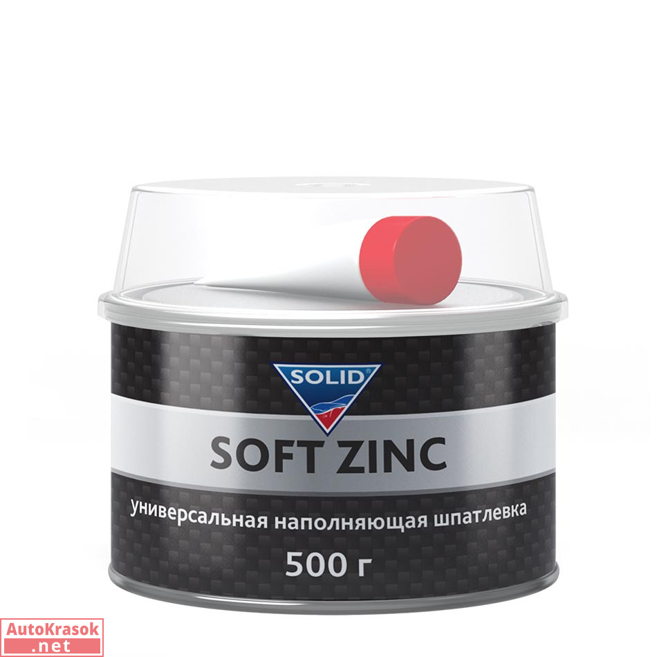 Шпатлевка универсальная наполняющая PROFESSIONAL LINE SOFT ZINC, 0,5 кг, SOLID