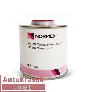 2K MS Прозрачный лак 421 0,5л, 933100174, Normex