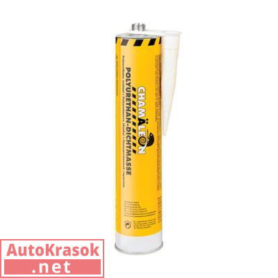 Герметик кузовной полиуретановый белый 0,31 л, 37531, CHAMALEON