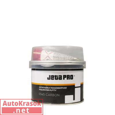 Шпатлевка с углеволокном CARBON 5545, черная, 0,25 кг, 5545/0,25, Jeta Pro