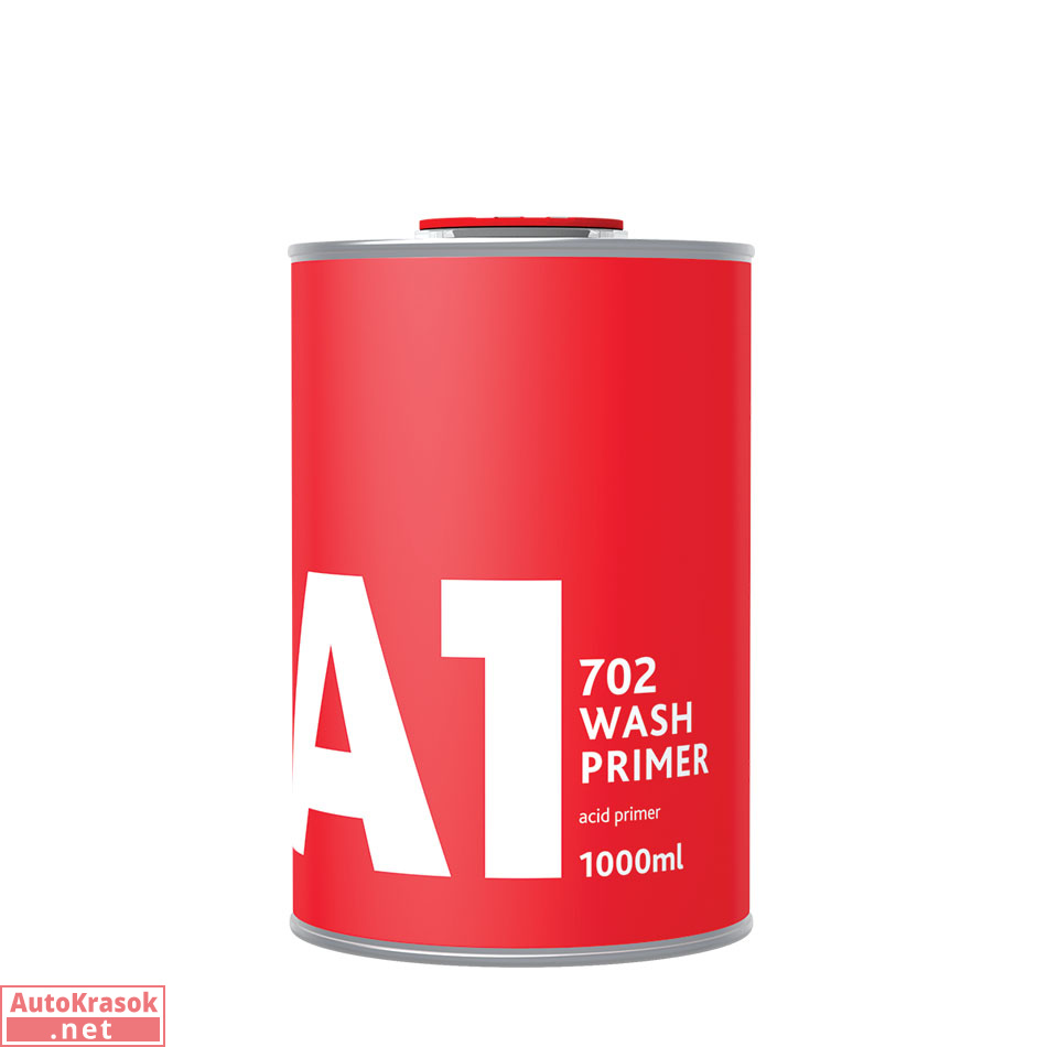 Кислотный грунт 702 WASH PRIMER, желто-зеленый, 1+0,5 л (комплект), A1 Кислотный грунт 702 WASH PRIMER, желто-зеленый, 1+0,5 л (комплект), A1