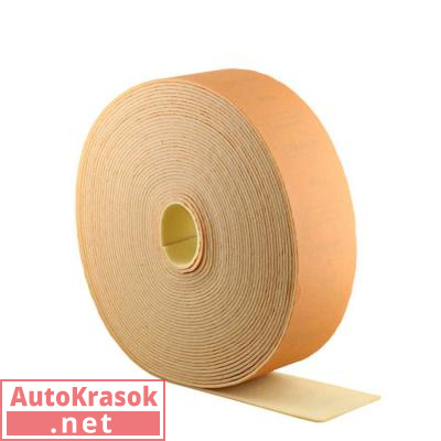Шлифовальная губка на поролоне, в рулоне без перфорации, 135 Abrasoft, 115 мм, длина 25 м, P150, 135121150, SMIRDEX