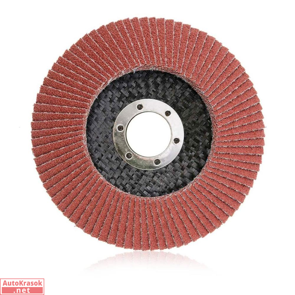 Зачистной круг лепестковый 919 Ceramic, D=125 мм, P40, для УШМ, SMIRDEX Зачистной круг лепестковый 919 Ceramic, D=125 мм, P40, для УШМ, SMIRDEX