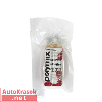 Клей двухкомпонентный тиксотропный, Superfast "20 минут", 50 мл, PL.3009.050.N.R., POLYMIX
