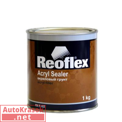Грунт акриловый Acryl Sealer 1K, белый 1 кг RX F-02/1000, REOFLEX