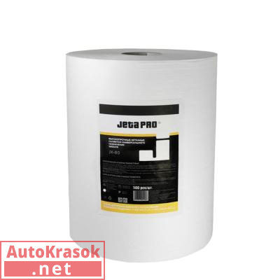 Салфетки обезжиривающие Jeta PRO JX-80, плотность 82 г/м2, размер 35*36 см, рулон 500 отрывов, 5850478/5850350, Jeta Pro