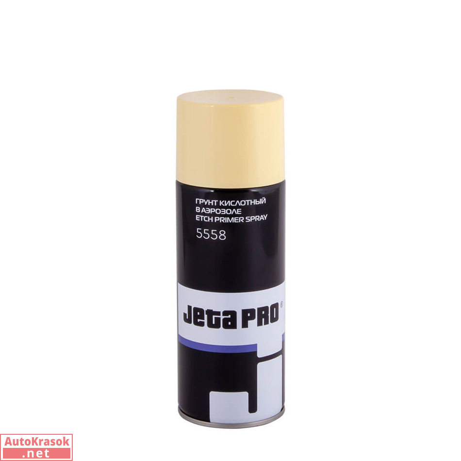 Кислотный грунт антикорозийный 1K ETCH PRIMER SPRAY, бежевый, аэрозоль 400 мл, Jeta Pro Кислотный грунт антикорозийный 1K ETCH PRIMER SPRAY, бежевый, аэрозоль 400 мл, Jeta Pro